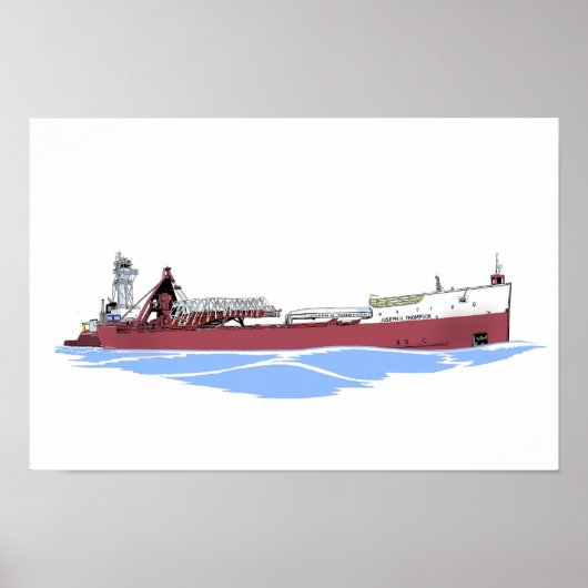 Joseph H. Thompson und Tug Laura L. VanEnkevort Poster (Vorne)