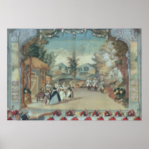 Joseph Haydn an der Premiere seiner Oper Poster