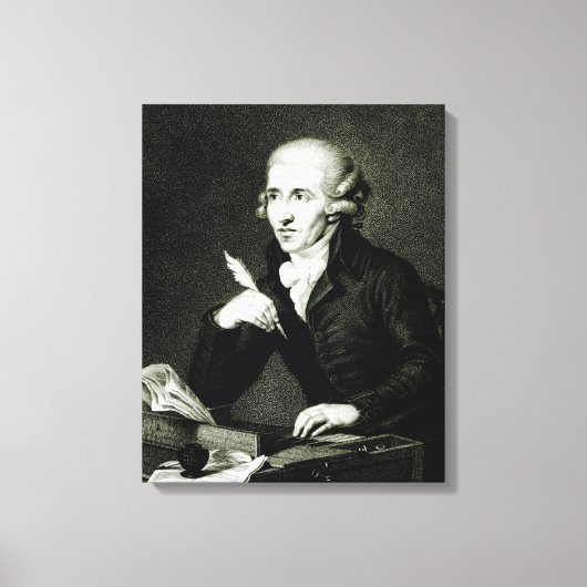 Joseph Haydn c.1770 Leinwanddruck (Vorderseite)