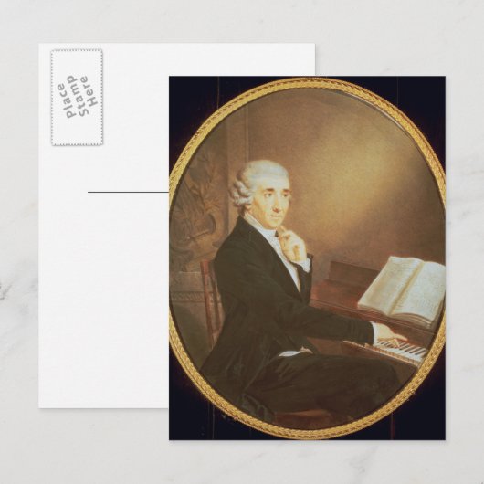 Joseph Haydn c.1795 Postkarte (Vorne/Hinten)