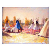 Joseph Henry Sharp The Blue Tepee Poster (Vorne)