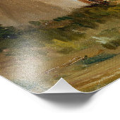 Joseph Henry Sharp The Summer Camp Poster (Ecke)