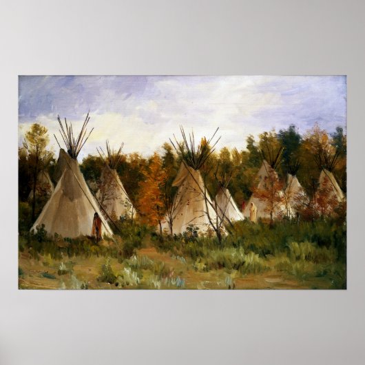 Joseph Henry Sharp The Summer Camp Poster (Vorne)