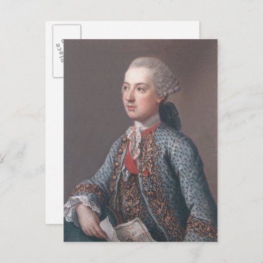 Joseph II. Heiliger römischer Kaiser und König Postkarte (Vorne/Hinten)