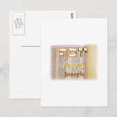 Joseph in Hebrew Postkarte (Vorne/Hinten)