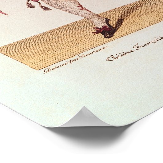 Joseph Isidore Samson in der Rolle von Figaro Poster (Ecke)