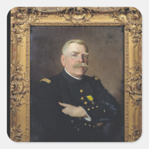 Joseph Joffre 1915 Quadratischer Aufkleber