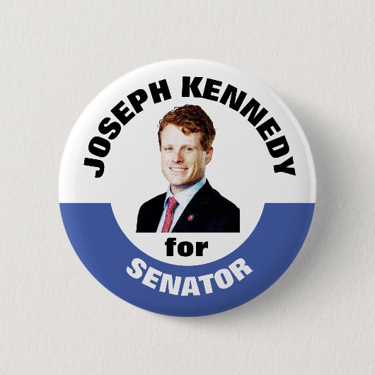 Joseph Kennedy für Senator Button (Vorderseite)