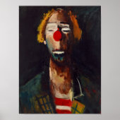 Joseph Kutter Clown Portrait Poster (Vorne)