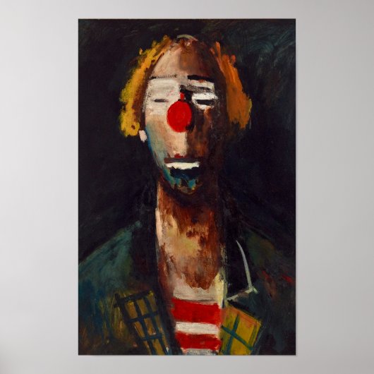 Joseph Kutter Clown-Porträt Poster (Vorne)