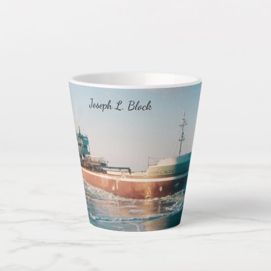 Joseph L. Block Latte Tasse (Vorderseite)
