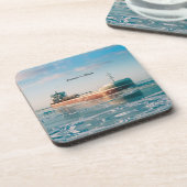 Joseph L. Block Set von 6 harten Untersetzer aus K (Linke Seite)