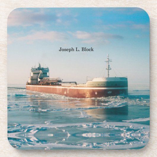 Joseph L. Block Set von 6 harten Untersetzer aus K (Vorderseite)