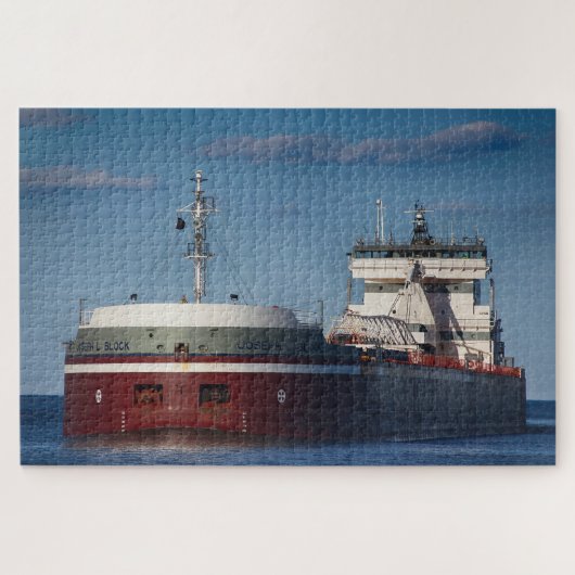Joseph L Block Ship Duluth Minnesota Puzzle (Horizontal)