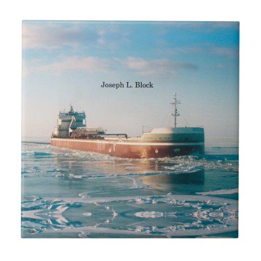 Joseph L. Block tile Fliese (Vorderseite)