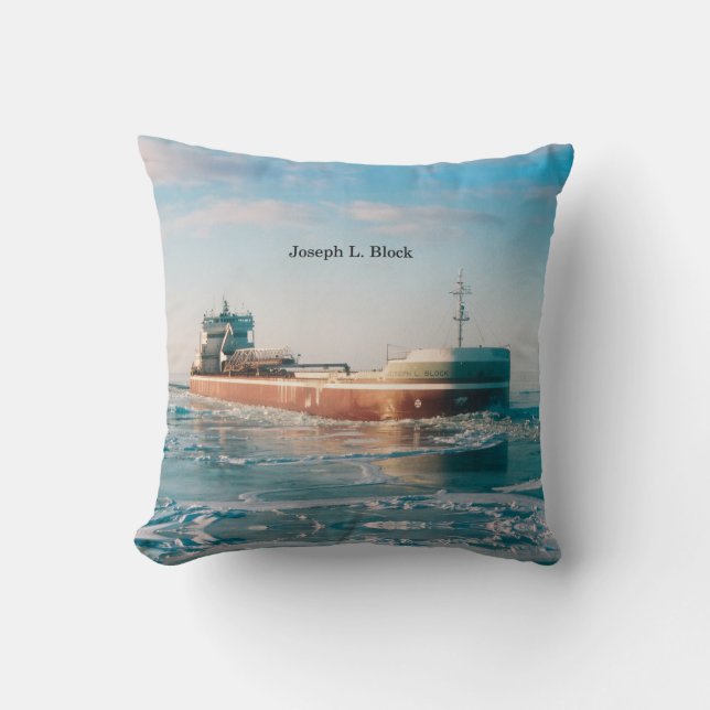 Joseph L. Blockkissen Kissen (Vorderseite)