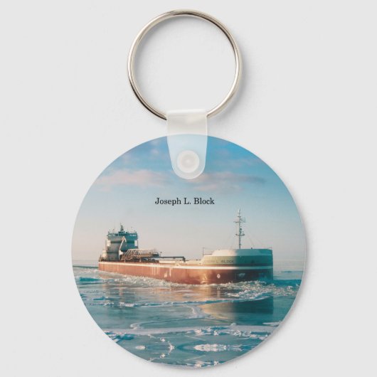 Joseph L. Blockschlüsselkette Schlüsselanhänger (Vorderseite)