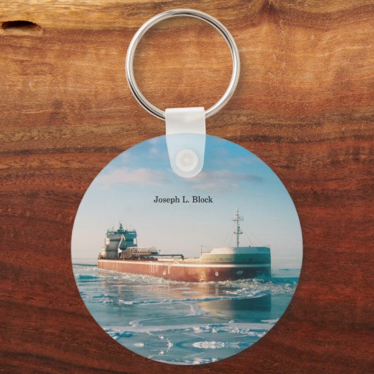 Joseph L. Blockschlüsselkette Schlüsselanhänger (Vorderseite)