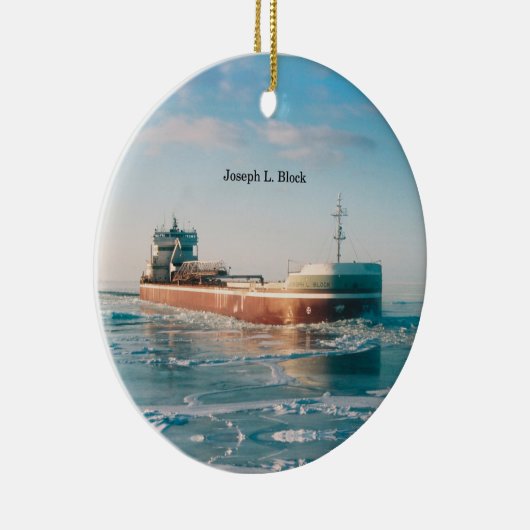 Joseph L. Blockschmuck Keramik Ornament (Rechts)