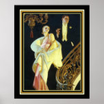 Joseph Leyendecker Art Deco Ad Print 16x20 Poster<br><div class="desc">1925 Art Deco Ad von Joseph Christlich Leyendecker für Arrow Shirts.</div>