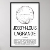 Joseph Louis Lagrange Poster (Vorne)