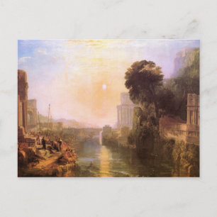 Joseph Mallord Turner - Aufstieg und Fall von Cart Postkarte