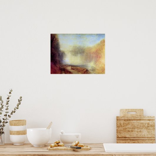 Joseph Mallord Turner - Fälle des Clyde Poster (Küche)