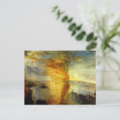 Joseph Mallord Turner - Feuer im Parlamentsgebäude Postkarte (Stehend Vorderseite)