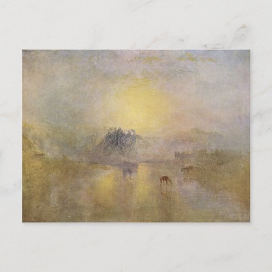Joseph Mallord Turner - Norham Castle Postkarte (Vorderseite)