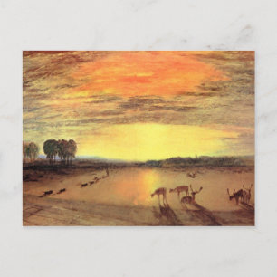 Joseph Mallord Turner - Petworth Park Postkarte