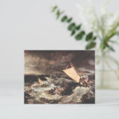 Joseph Mallord Turner - Shipwreck Postkarte (Stehend Vorderseite)