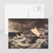 Joseph Mallord Turner - Shipwreck Postkarte (Vorne/Hinten)