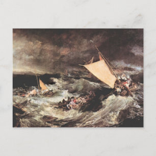 Joseph Mallord Turner - Shipwreck Postkarte