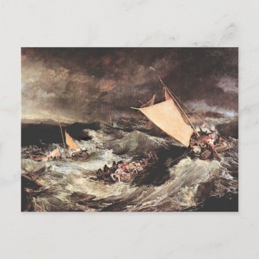 Joseph Mallord Turner - Shipwreck Postkarte (Vorderseite)