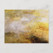 Joseph Mallord Turner - Sturmsee mit Delphinen Postkarte (Vorderseite)