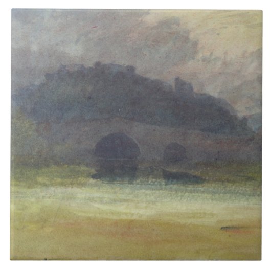 Joseph Mallord William Turner| Abend Landschaft Fliese (Vorderseite)