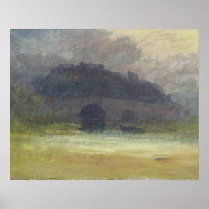Joseph Mallord William Turner  Abend Landschaft  Poster