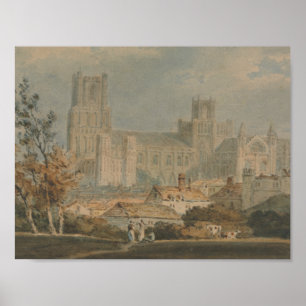 Joseph Mallord William Turner - Ansicht von Ely Poster