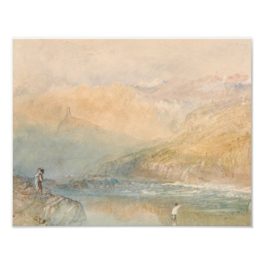Joseph Mallord William Turner - Auf dem Mosell Fotodruck (Vorne)