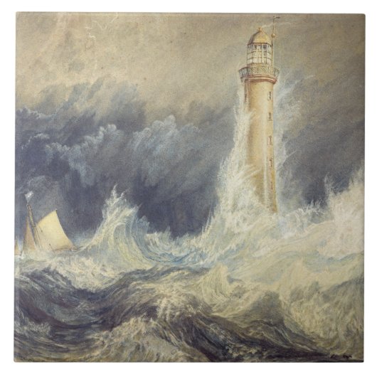 Joseph Mallord William Turner - Bell Rock Fliese (Vorderseite)