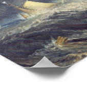 Joseph Mallord William Turner - Bell Rock Poster (Ecke)