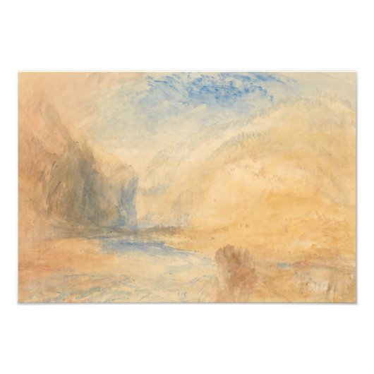 Joseph Mallord William Turner - Bergwelt Fotodruck (Vorne)