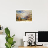 Joseph Mallord William Turner | Brienzersee (w/w Poster (Heimbüro)