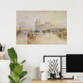 Joseph Mallord William Turner | Caernarvon Castle Poster (Heimbüro)