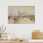 Joseph Mallord William Turner | Caernarvon Castle Poster (Küche)