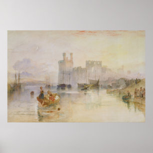 Joseph Mallord William Turner   Caernarvon Castle Poster