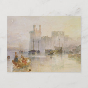 Joseph Mallord William Turner Caernarvon Castle Postkarte