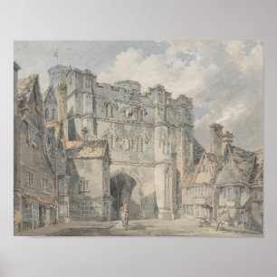 Joseph Mallord William Turner - Christ Church Gate Poster