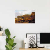 Joseph Mallord William Turner Cliveden über die Th Poster (Heimbüro)