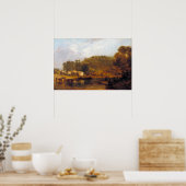 Joseph Mallord William Turner Cliveden über die Th Poster (Küche)